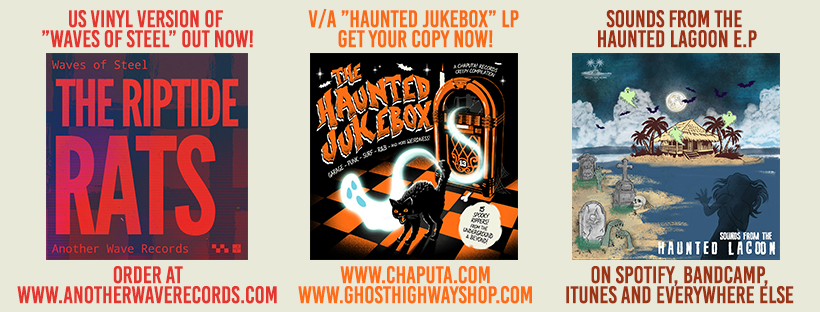 The Riptide Rats – Waves of Steel, Haunted Jukebox and Haunted Lagoon